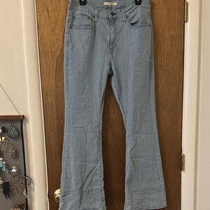 Women's 726 Flare Levi’s Blue Jeans striped